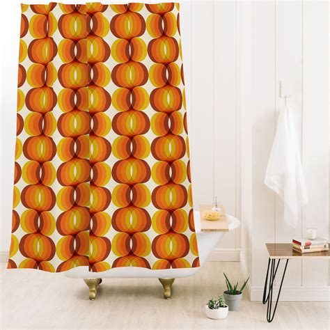 1960s shower curtain